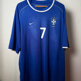 Brasilien 2000 Auswärtstrikot – Ronaldinho #7 – Nike (vermutlich 2XL)
