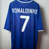 Brasilien 2000 Auswärtstrikot – Ronaldinho #7 – Nike (vermutlich 2XL)