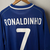 Brasilien 2000 Auswärtstrikot – Ronaldinho #7 – Nike (vermutlich 2XL)