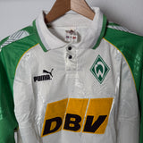 🟢⚪ Werder Bremen 1995/96 Heimtrikot LS – Puma (S)