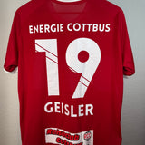 FC Energie Cottbus 2022 Heimtrikot – Geisler #19 – L