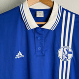 FC Schalke 04 Reissue Trikot 2007 – UEFA-Cup-Sieger 1997 Mailand – Adidas – L 🔵⚪🏆