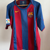 🔵🔴 FC Barcelona 2004/05 Heimtrikot – Ronaldinho #10 – Nike