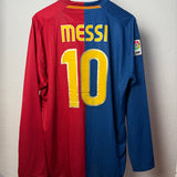 FC Barcelona 2008/09 Heimtrikot Langarm – Messi #10 – XL