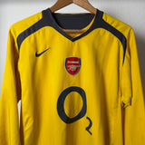 Arsenal London 2005/06 Auswärtstrikot – Nike – HENRY #14 – Langarm (L)