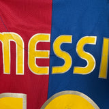 FC Barcelona 2008/09 Heimtrikot Langarm – Messi #10 – XL