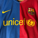 FC Barcelona 2008/09 Heimtrikot Langarm – Messi #10 – XL