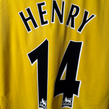 Arsenal London 2005/06 Auswärtstrikot – Nike – HENRY #14 – Langarm (L)