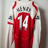 Arsenal London 2004/05 Heimtrikot – Nike – HENRY #14 – Langarm (XL)