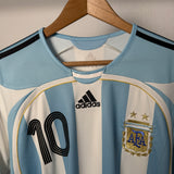 🇦🇷 Argentinien 2006 Heimtrikot – Juan Román Riquelme #10 – Adidas (L)