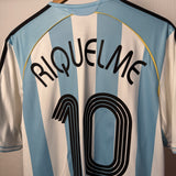 🇦🇷 Argentinien 2006 Heimtrikot – Juan Román Riquelme #10 – Adidas (L)