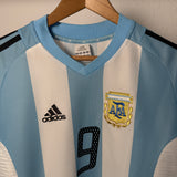 🇦🇷 Argentinien 2002 Heimtrikot – Gabriel Batistuta #9 – Adidas (L)