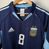🇦🇷 Argentinien 2004 Heimtrikot – Juan Román Riquelme #10 – Adidas (XL)