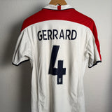 England 2004 Heimtrikot – Steven Gerrard #4 (S)