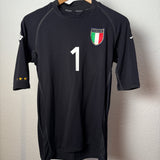 🇮🇹 Italien 2002 Torwarttrikot – Gianluigi Buffon #1 – Kappa (L / fällt wie M aus)