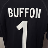 🇮🇹 Italien 2002 Torwarttrikot – Gianluigi Buffon #1 – Kappa (L / fällt wie M aus)