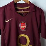 🔴⚪ Arsenal FC 2005/06 Heimtrikot – Thierry Henry #14 – Highbury – Nike (S)
