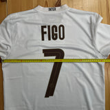Inter Mailand Auswärts Trikot Set | Figo #7 | 2008/09 M