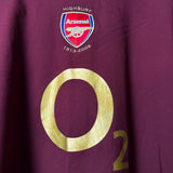 Arsenal London 2005/06 Heimtrikot „Highbury“ – Nike – HENRY #14 – Langarm –  (XL)