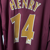 Arsenal London 2005/06 Heimtrikot „Highbury“ – Nike – HENRY #14 – Langarm –  (XL)