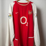 Arsenal London 2002/03 Heimtrikot – Nike – HENRY #14 – Langarm – (XL)