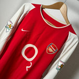 Arsenal London 2002/03 Heimtrikot – Nike – HENRY #14 – Langarm – (XL)