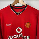 Manchester United Heimtrikot 2001/02 – Beckham #7 – Umbro – Größe L
