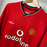 Manchester United Heimtrikot 2001/02 – Beckham #7 – Umbro – Größe L