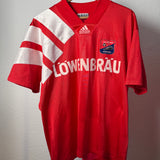 SpVgg Unterhaching 1993/94 Heimtrikot – adidas – mit Kader-Unterschriften (XL)