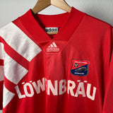 SpVgg Unterhaching 1993/94 Heimtrikot – adidas – mit Kader-Unterschriften (XL)