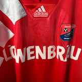 SpVgg Unterhaching 1993/94 Heimtrikot – adidas – mit Kader-Unterschriften (XL)