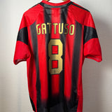 AC Mailand 2004/05 Heimtrikot – adidas – GATTUSO #8 (L)