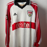 DEFEKT! VfB Stuttgart 1999/2000 Heimtrikot – adidas – AMANATIDIS #35 – Langarm (XL)