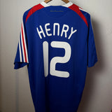 🇫🇷 Frankreich 2008 Heimtrikot – Thierry Henry #12 – Adidas (XL)