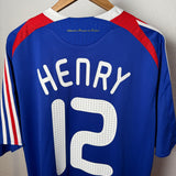 🇫🇷 Frankreich 2008 Heimtrikot – Thierry Henry #12 – Adidas (XL)