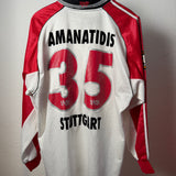 DEFEKT! VfB Stuttgart 1999/2000 Heimtrikot – adidas – AMANATIDIS #35 – Langarm (XL)