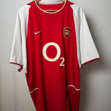 Arsenal FC 2002 Heimtrikot – Nike – O2 (XXL)