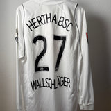 Hertha BSC 2007/08 Drittes Trikot – Nike – WALLSCHLÄGER #27 – Langarm (XL)