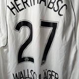 Hertha BSC 2007/08 Drittes Trikot – Nike – WALLSCHLÄGER #27 – Langarm (XL)