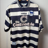 🔵⚪ Hertha BSC 1997/98 Heimtrikot – Adidas (XL)