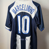 Hertha BSC 2004/05 Heimtrikot – Nike – MARCELINHO #10 (L)