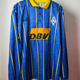 Werder Bremen 1995/96 Auswärtstrikot – Puma – BEIERSDORFER #12 – Langarm (XL)