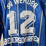 Werder Bremen 1995/96 Auswärtstrikot – Puma – BEIERSDORFER #12 – Langarm (XL)