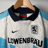 TSV 1860 München 1996/97 Heimtrikot – Nike – mit Unterschriften (Kindergröße XL / Erwachsene S)