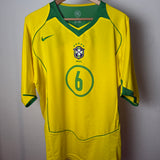 Brasilien Heimtrikot 2004 – Roberto Carlos – XL
