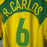 Brasilien Heimtrikot 2004 – Roberto Carlos – XL