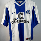 Hertha BSC 1999/2000 Heimtrikot – S – Nike – Vintage