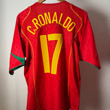 Portugal EM 2004 Heimtrikot + Shorts Set – Nike – C. RONALDO #17 (L)