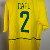 Brasilien 2002 Auswärtstrikot – Cafu #2 (L)