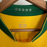🇧🇷 Brasilien 2006 Heimtrikot – Ronaldinho #10 – Nike (XL)